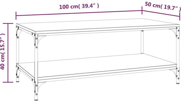 Image du produit vidaXL Reagan (100 x 50 x 40 cm)