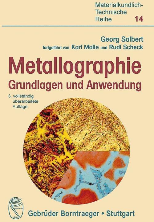 Immagine prodotto Metallographie (Tedesco, Georg Salbert, Karl Maile, Rudi Scheck, 2022)