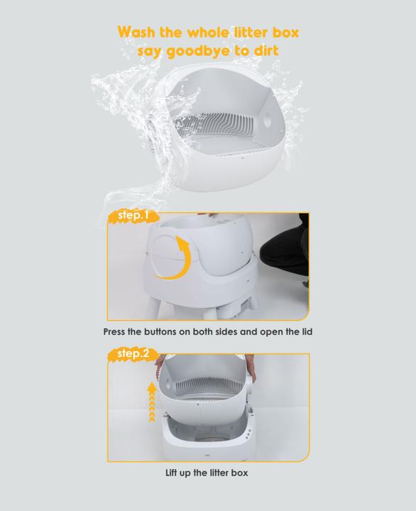 Immagine prodotto Esmée Selbstreinigende Katzentoilette (Lettiera autopulente, Lettiera per gatti aperta)