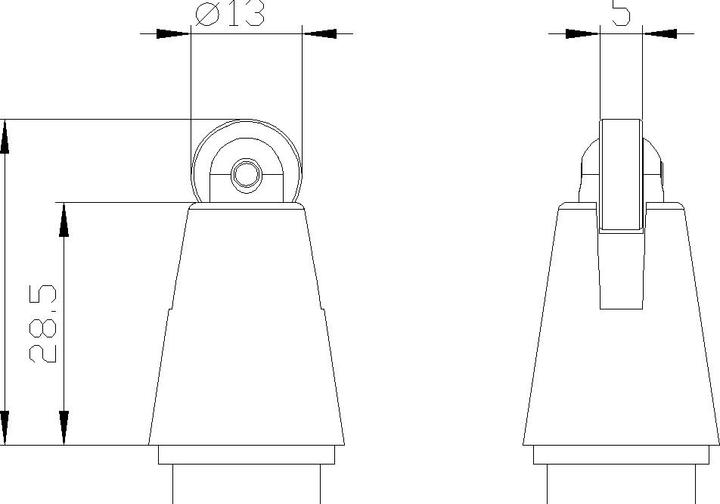 Produktbild Siemens Rollenstange mit Stahlrolle