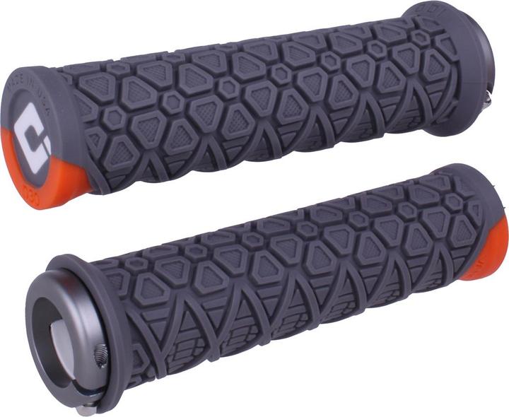 Graphite, graphite/orange, Grau, Grey, Orange