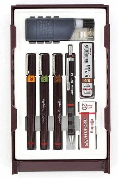 Produktbild Rotring isograph College Set (Burgund, 1 x)