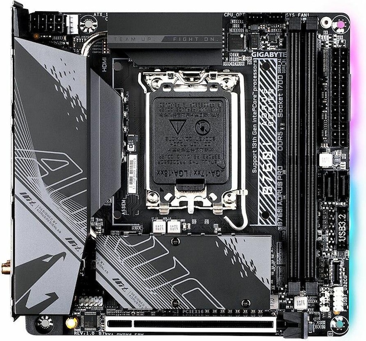 Gigabyte B760I Aorus Pro (LGA 1700, Intel B760 Express, Mini-ITX)