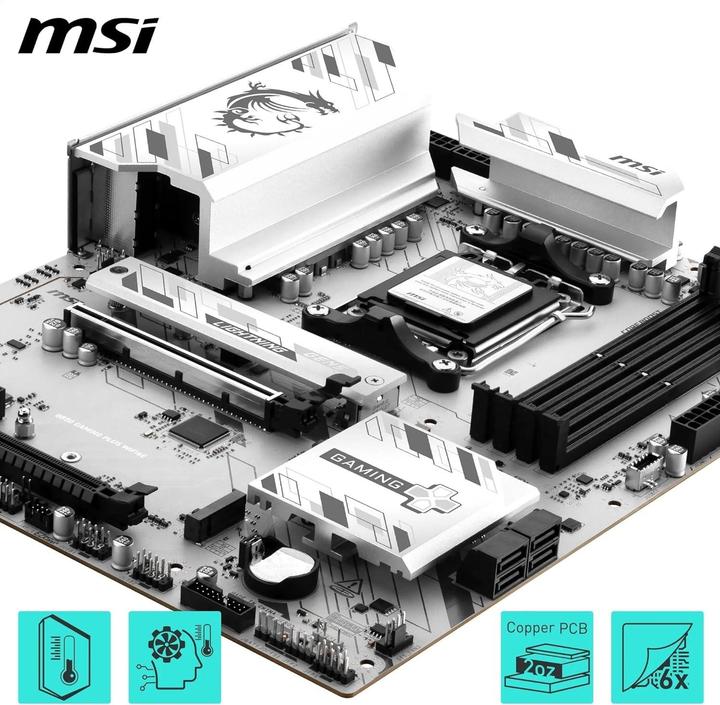 Produktbild MSI B850 Gaming Plus WIFI6E (AM5, AMD B850, ATX)