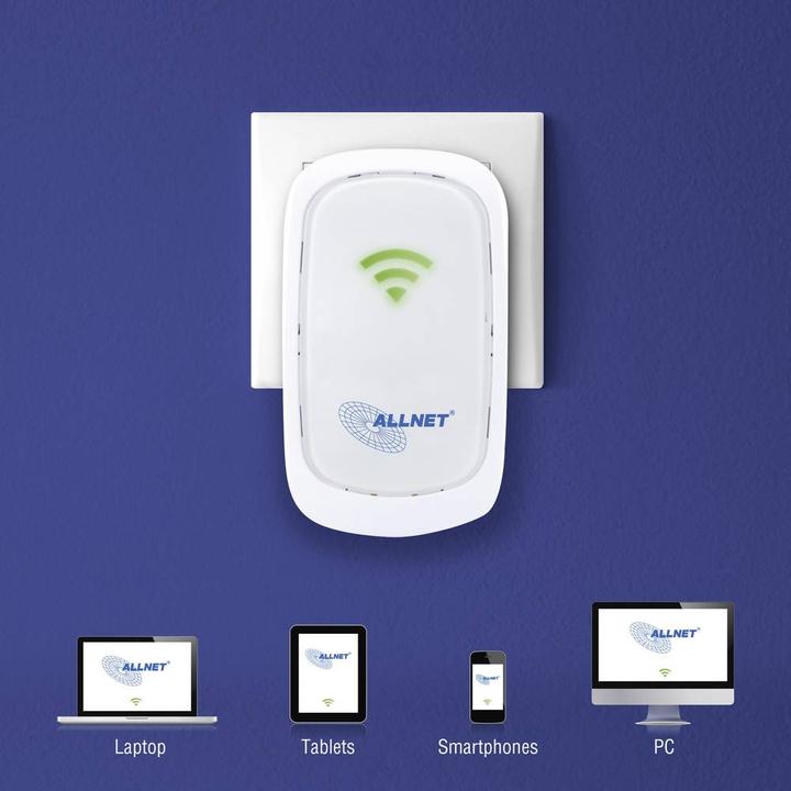 Actual product image Allnet WLAN N300 Repeater (300 Mbit/s)