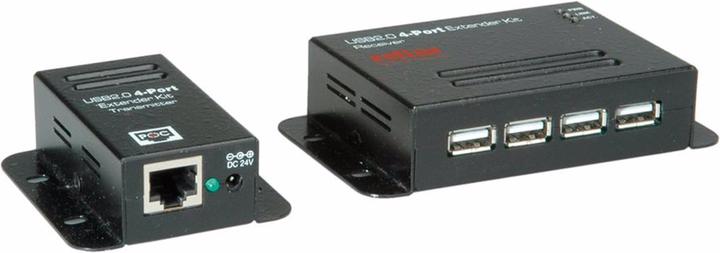 Actual product image Roline USB2.0 Extender via TP (USB-A, 4 Ports)