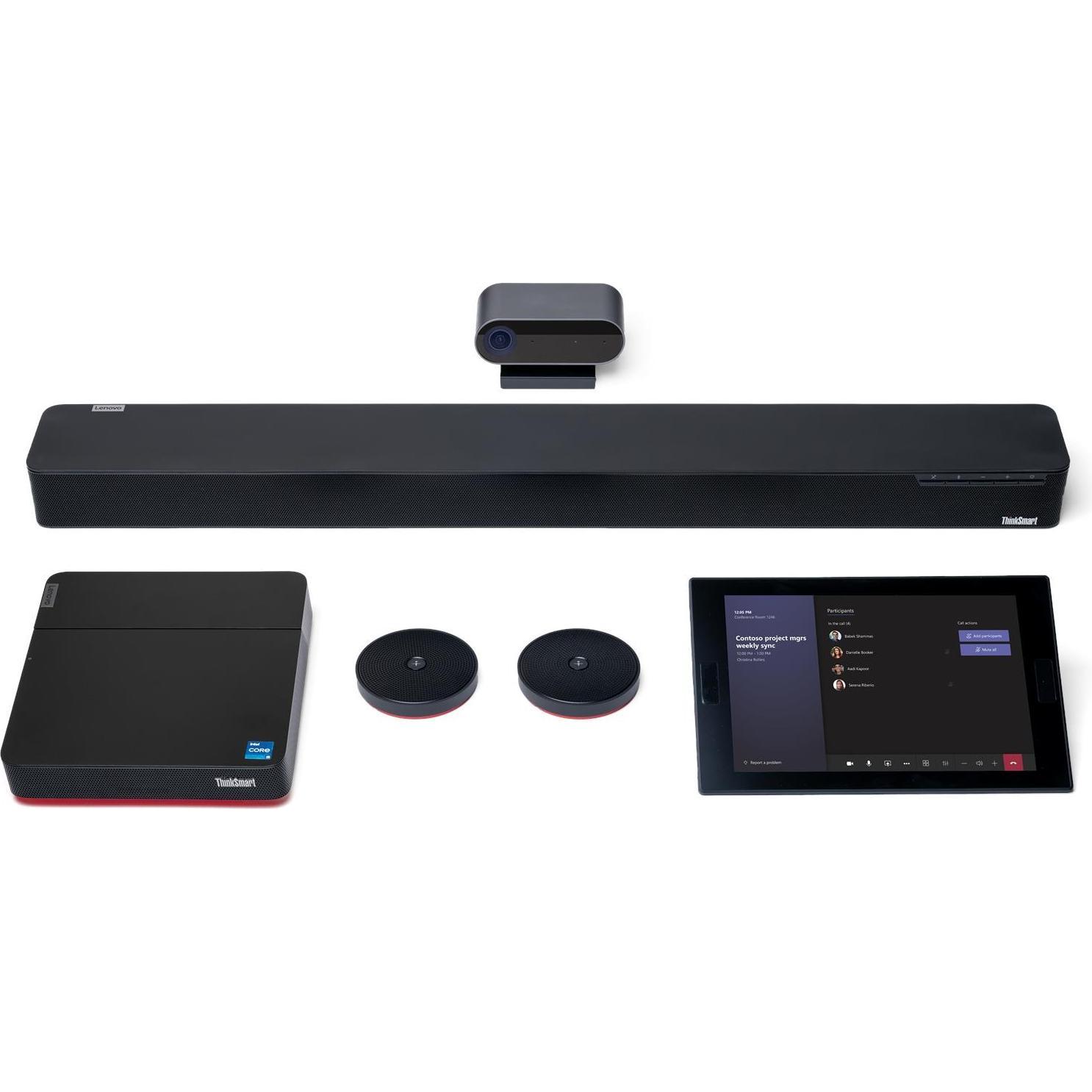Lenovo ThinkSmart Core Full Room Kit, Konferenzgerät, Schwarz