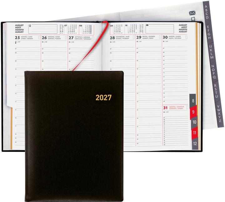 Image du produit Biella Agenda commercial Orario (17,8 x 23,5 cm, 1 semaine / 2 pages)
