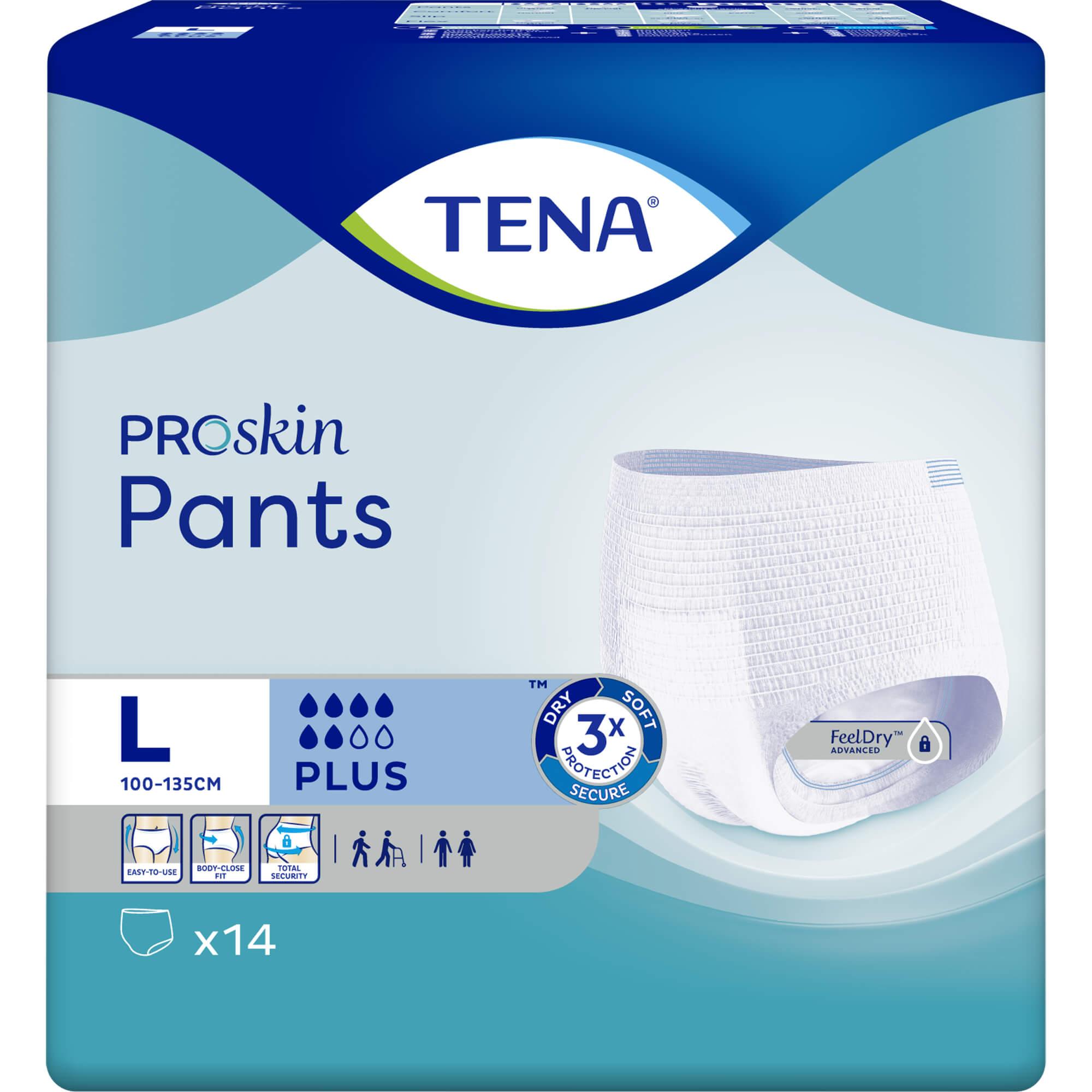 Tena, Inkontinenzhygiene, Pants Plus Spitalsortiment (14 x, Large)