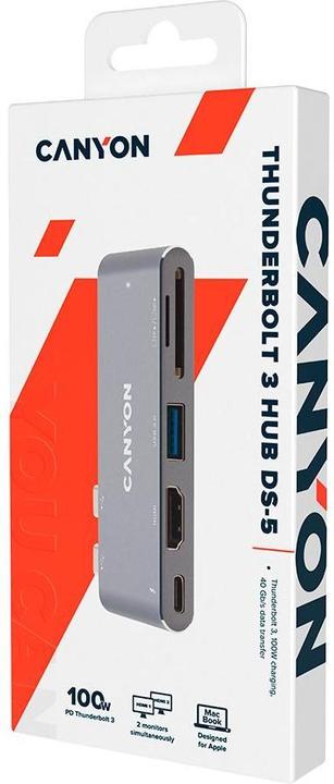Immagine prodotto Canyon Docking Station DS-5B (Thunderbolt, 5 porte)