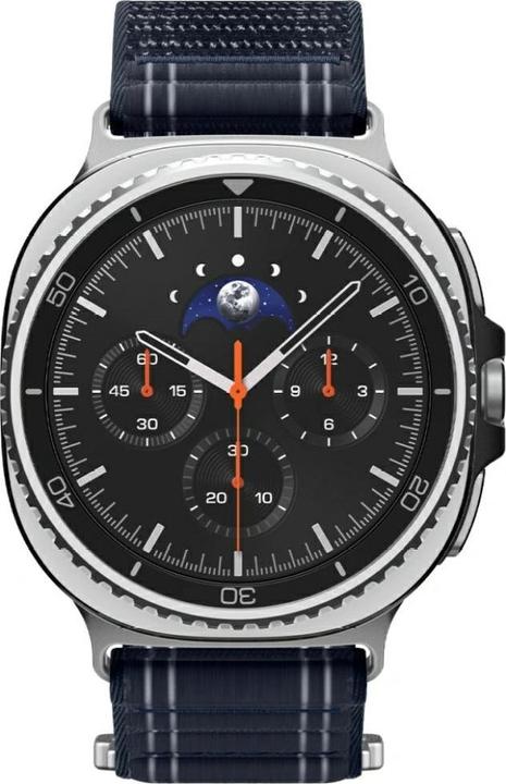 Actual product image Spigen - WBF0 - Samsung Galaxy Watch8 40mm/Watch8 44mm/Watch8 Classic - Navy (20 mm, 22 mm, Fabric, Nylon)