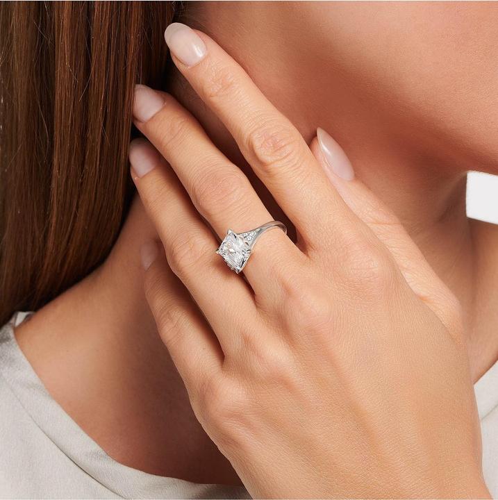 Immagine prodotto Thomas Sabo Anello pietra bianca argento (52, 925 Argento)