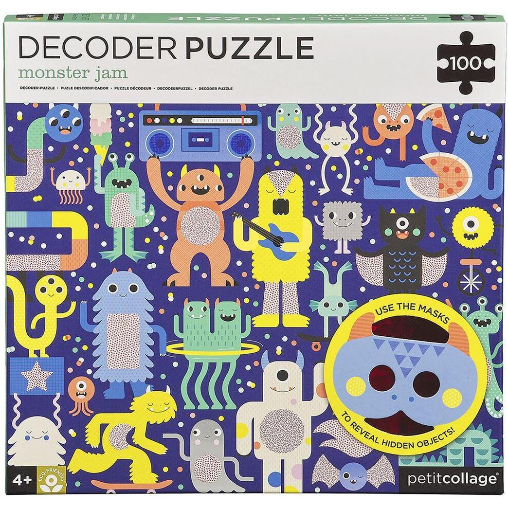 Petitcollage Decoder Puzzle Monster 100 pezzi (100 pezzi)