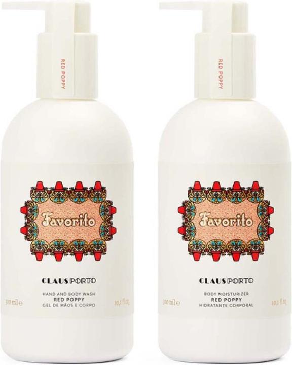 Produktbild Claus porto Favorito Red Poppy Duo Set Body Care (Körperpflegeset)
