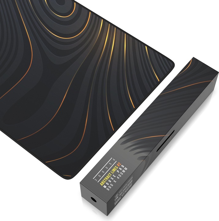Actual product image Titanwolf Gaming Mouse Pad, 900 x 400mm XXL Speed Gaming Mouse Mat, Mousepad Extra Large Surface, Abstract (XXL)