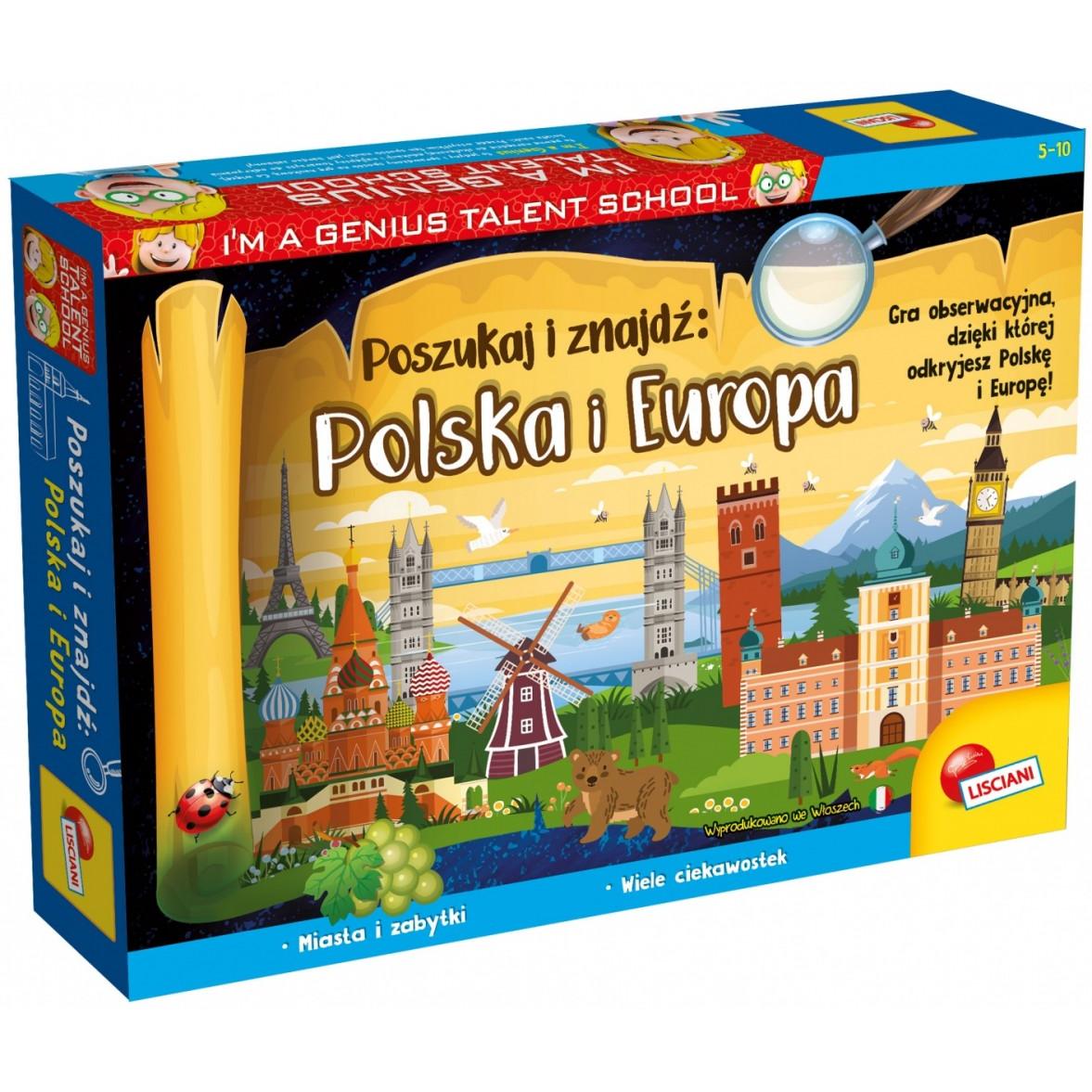 Lisciani Im Genius Game Suchen und finden: Polen und Europa