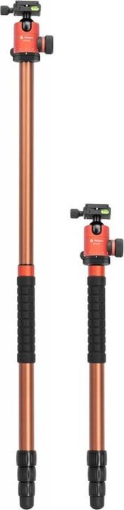 Actual product image Fotopro Tripod Tripod X-go Predator with ball head FPH-62Q - orange brown (Metal)