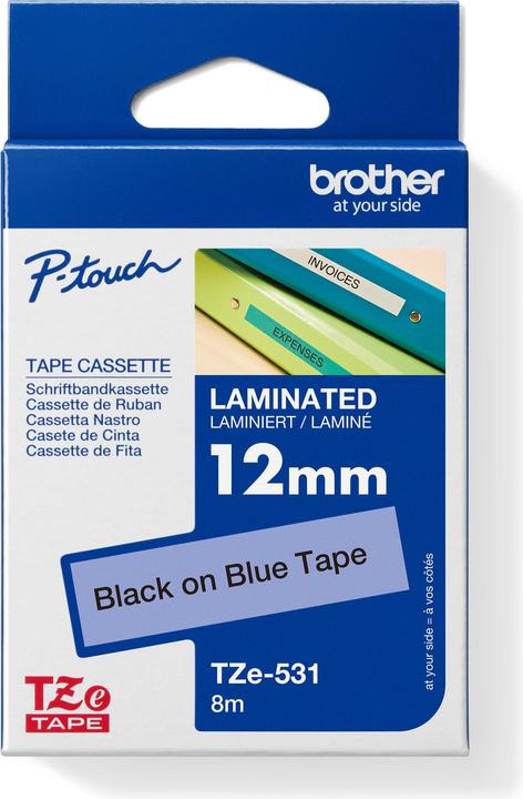 Brother Tze-531 (1.20 cm, Blau, Schwarz)