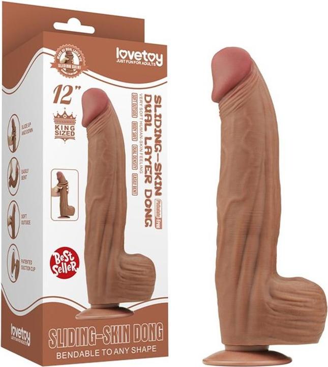 Image du produit Lovetoy Godemiché à peau lubrifiée