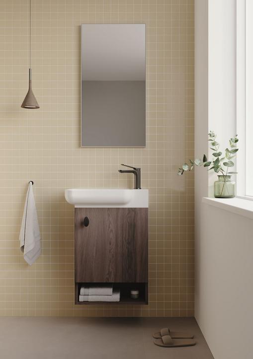 Produktbild Homitis Begonya 55 Bathroom Cabinet With Sink & Mirror Set (2 Pieces)