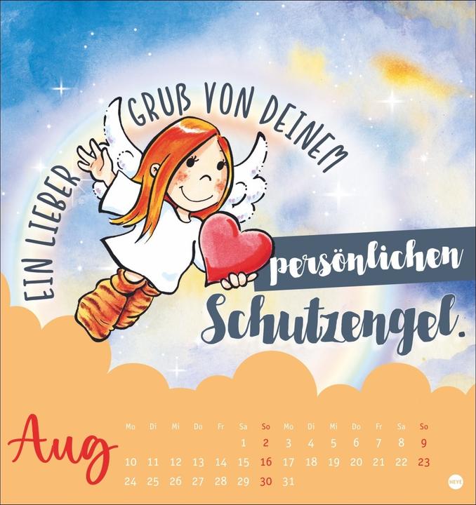 Produktbild SchutzengelPostkartenkalender2026 (Harter Einband, Deutsch)