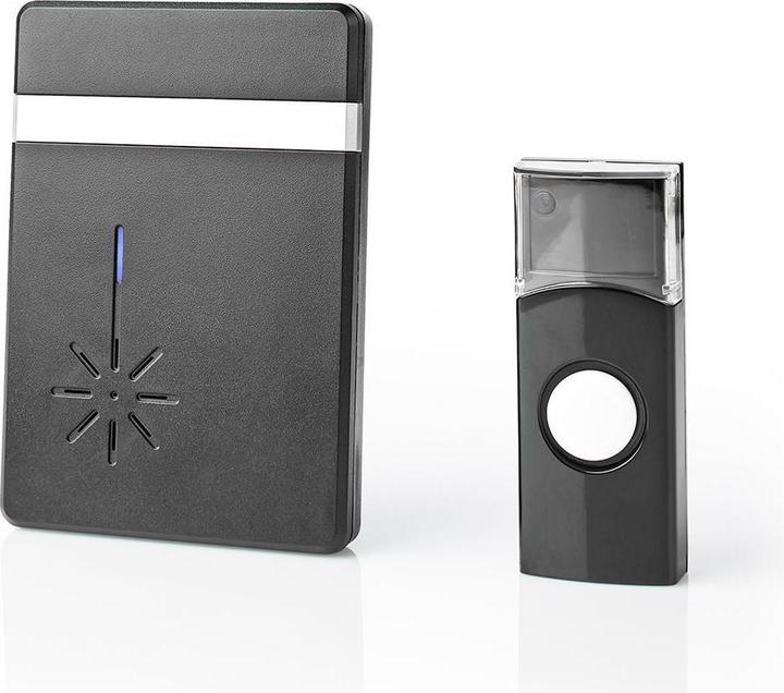 Image du produit Nedis Sonnette sans fil Alimentation par piles 3 V DC 1x CR2032 Volume : 80 dB Portée du signal : 300 m