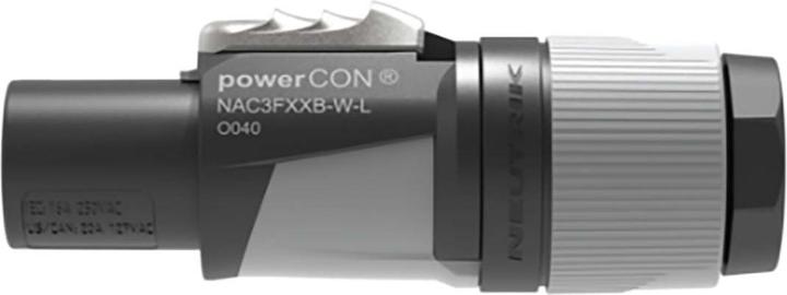 Actual product image Neutrik NAC3FXXB-W-L - powerCON white PowerOut Large