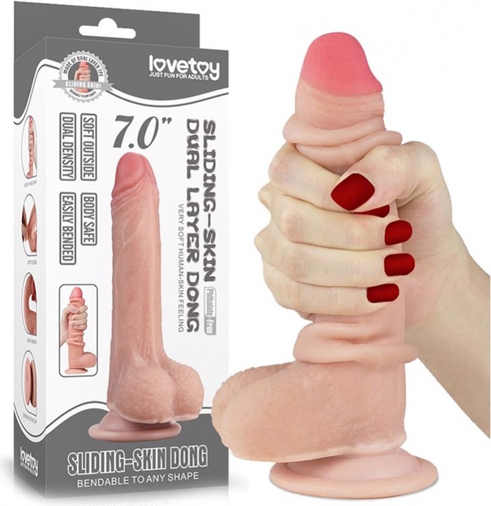 Image du produit Lovetoy Gode à peau coulissante