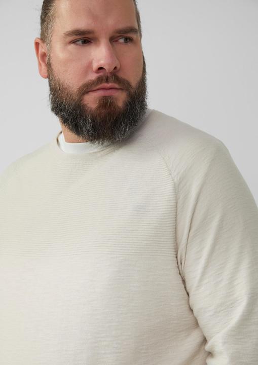 Actual product image s.Oliver Strickpullover Baumwoll-Strickpullover im Mustermix (3XL)