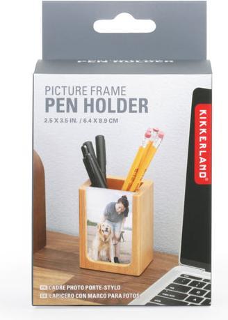 Actual product image Kikkerland Picture Frame Pen Holder