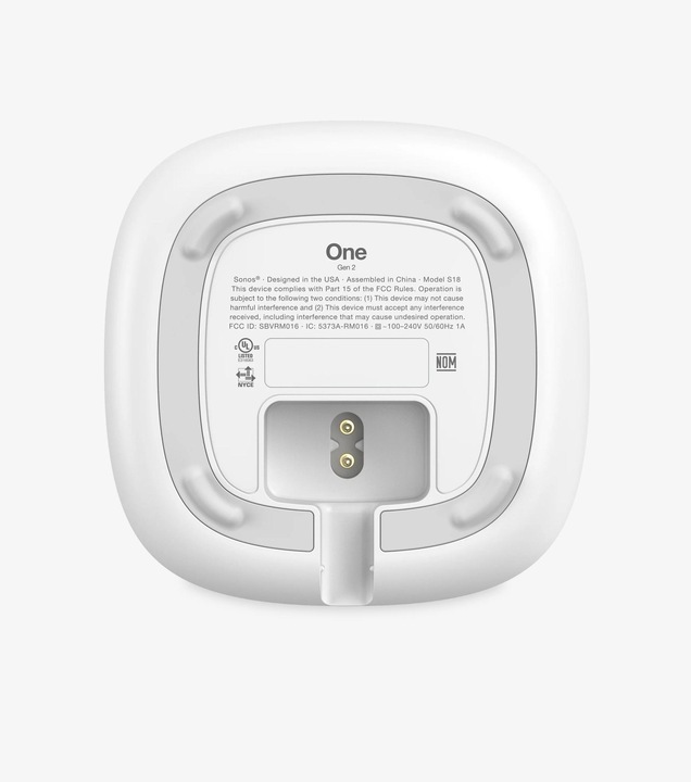 Immagine prodotto Sonos One Gen2 (WiFi, Airplay 2)