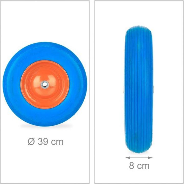 Produktbild Relaxdays Schubkarrenrad