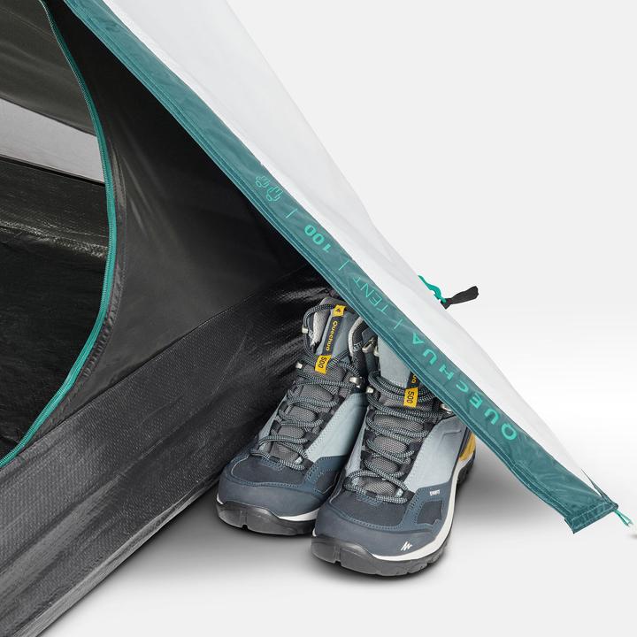 Actual product image Quechua MH100 FRESH & BLACK (Dome tent, 3 kg, 2 persons)