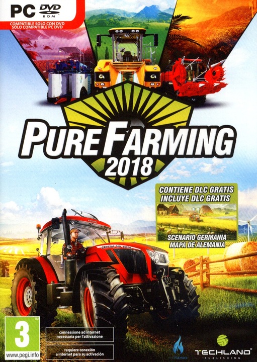 Immagine prodotto Techland Pure Farming 2018 - Edizione del primo giorno (PC, IT)