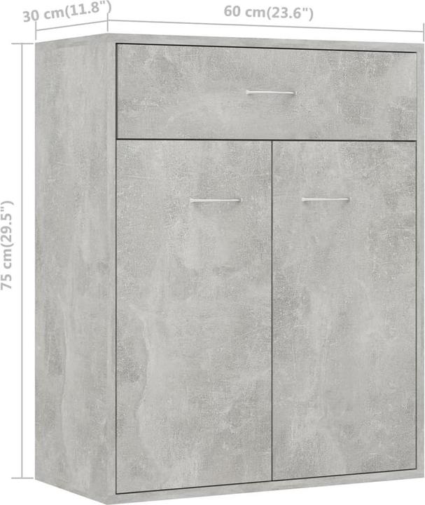 Produktbild vidaXL Sideboard (60 x 30 x 75 cm)