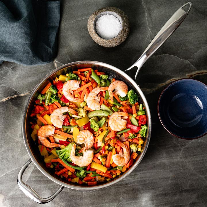 Productafbeelding Gladkokken - Hybrid sautepan with lid - Ø28 - 28 cm (Aluminium)