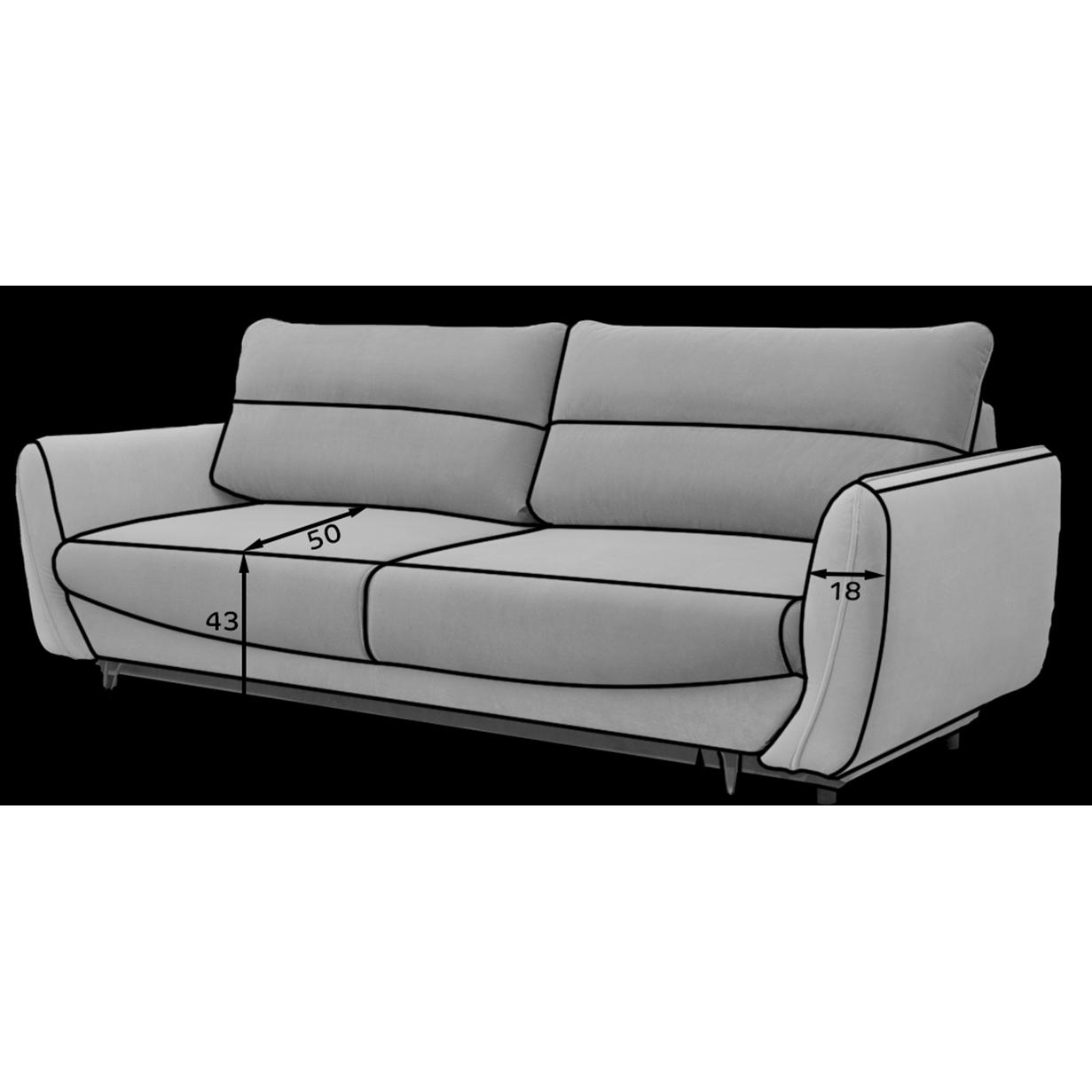 Thumbnail - ELTAP, Sofa, Silva (4-Sitzer, Bettsofa)