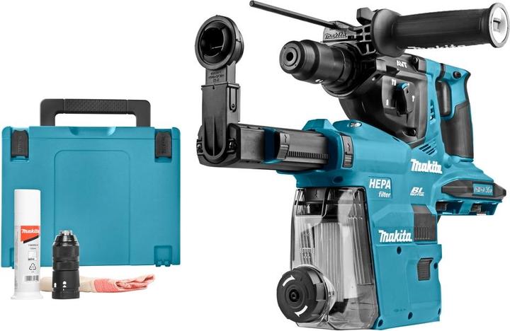 Produktbild Makita DHR281ZWJ Akku-Lochstanze, 2X18 V, SDS-PLUS, 2,8J LED, VAKUUM, Ohne Akkus und Ladegerät!, MAKPACK (Akkubetrieb)