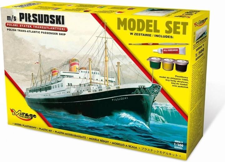Actual product image Mirage Hobby m/s PILSUDSKI(Trans-Atlantic Passenger S Ship)(Model Set)