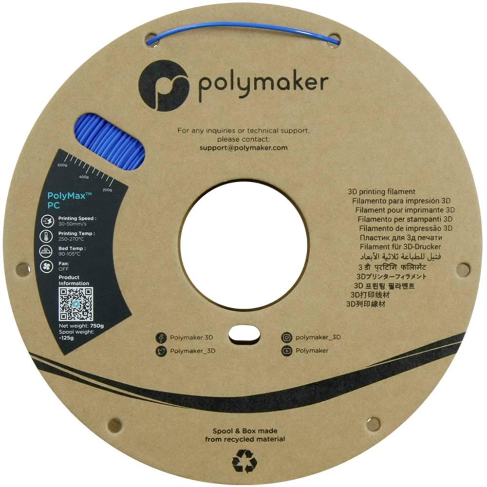 Polymaker PolyMax Tough PC Blau 1,75 mm 750 g (1.75 mm, 750 g) (PC02011)