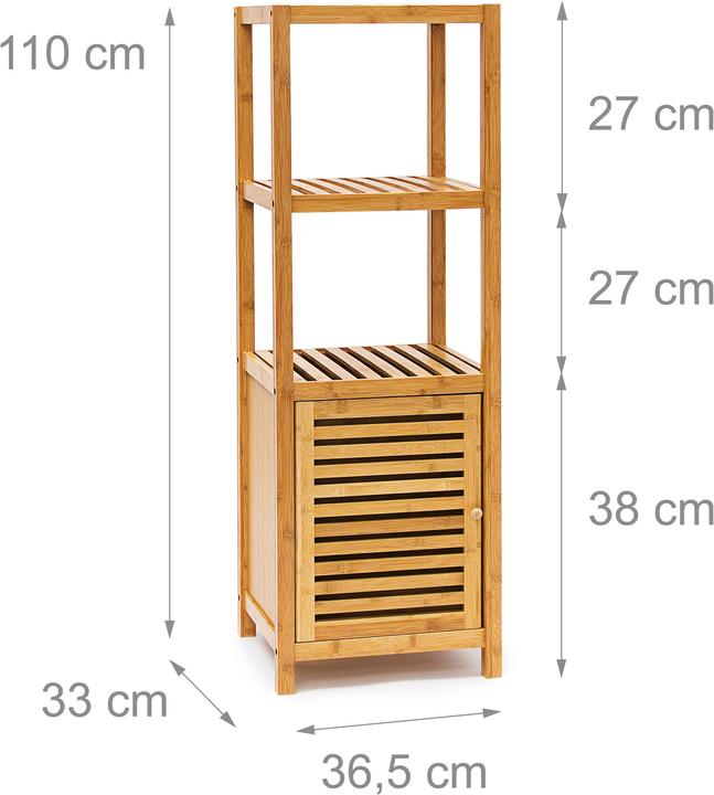 Produktbild Relaxdays Bambus (36.5 x 33 x 110 cm)