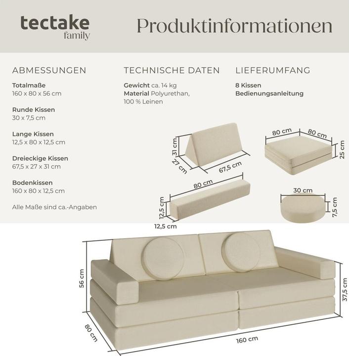 Actual product image tectake Lilly (Children sofa)