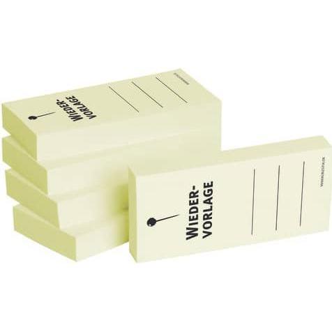 Bizstix, Haftnotiz, Notiz 'Wiedervorlage' 75x35mm