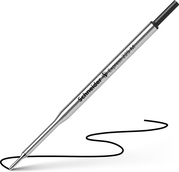 Produktbild Schneider Kugelschreiber-Patrone Express 225M schwarz (Schwarz, 0.50 mm, 1 Stk.)