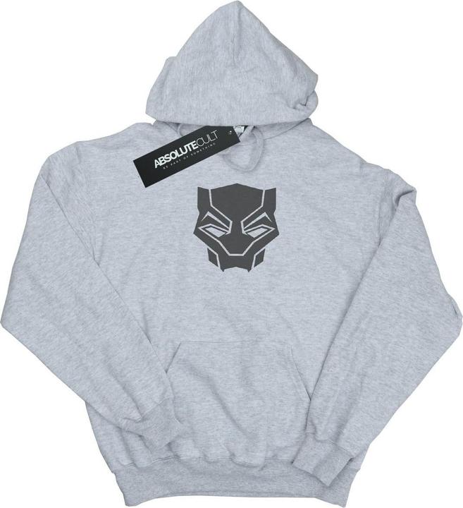 Actual product image Boys Black Panther Black On Black Hoodie (128)