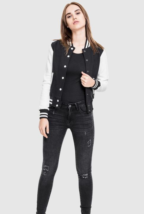 Image du produit Urban Classics Veste collège 2 tons femme (XL)