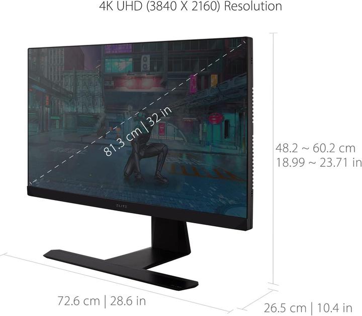 Image du produit Viewsonic Elite XG321UG (3840 x 2160 pixels, 32")