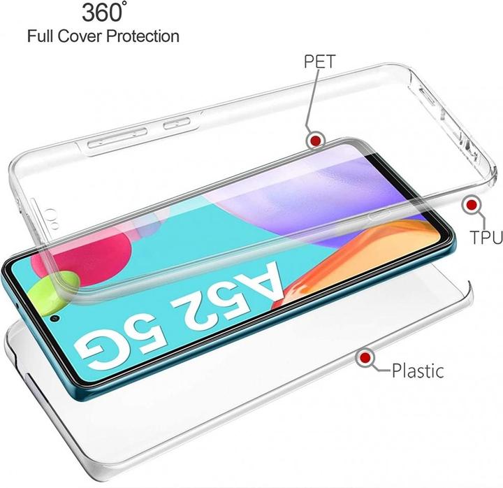 Produktbild Screenguard 360° Screen & Body Protector Samsung Galaxy A52 Hülle mit Folie (Samsung Galaxy A52)