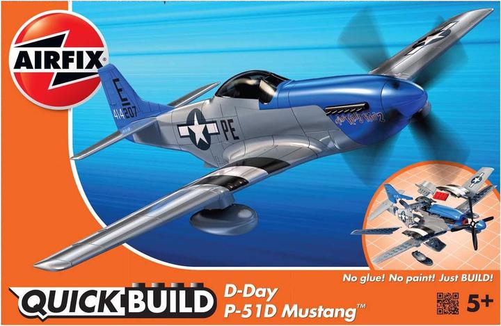 Actual product image Airfix Kit D-Day P-51D Mustang Quick Build