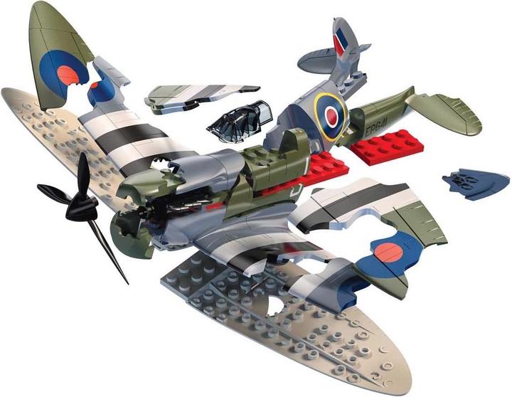 Actual product image Airfix Kit D-Day Spitfire Quick Build